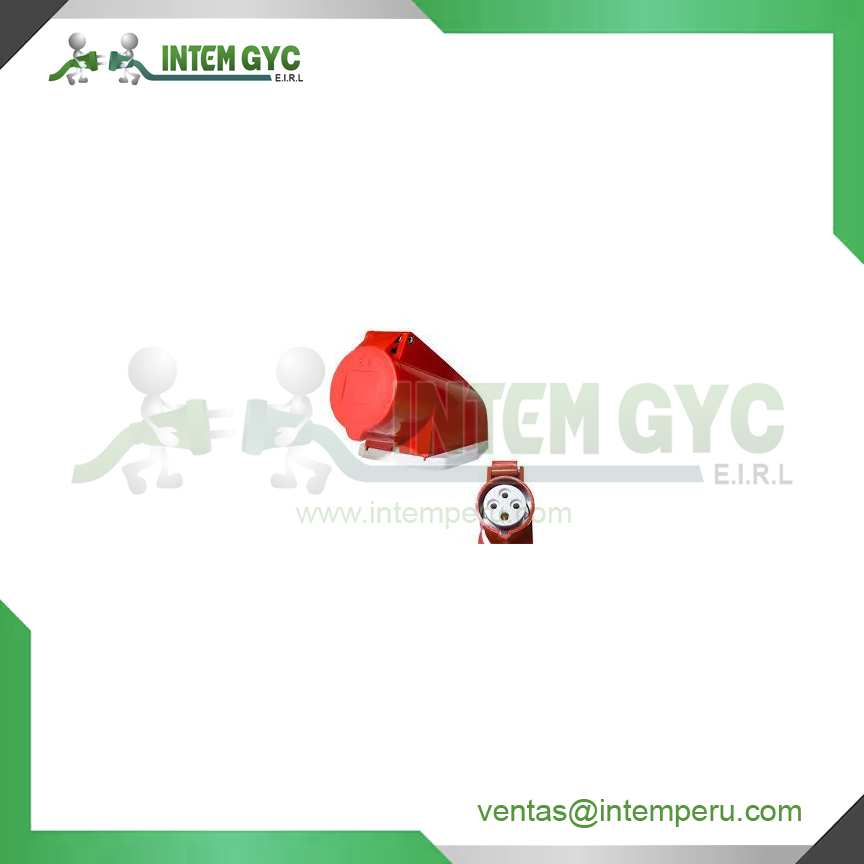 TOMA VISIBLE DE 32A 3P+T 380 A 415V