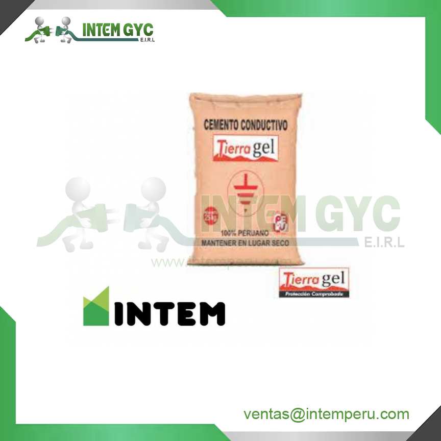 Cemento Conductivo para puestas a tierra