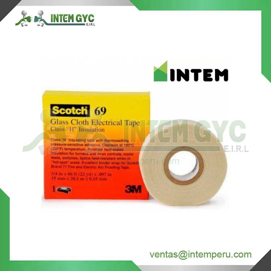 CINTA 3M  FIBRA DE VIDRIO