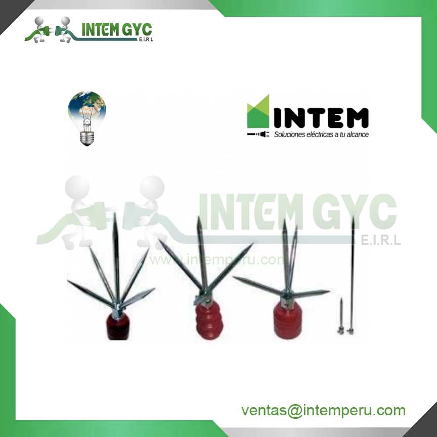 PARARRAYO FRANKLIN, PENTAPUNTAL, TETRAPUNTAL Y MONOPUNTAL