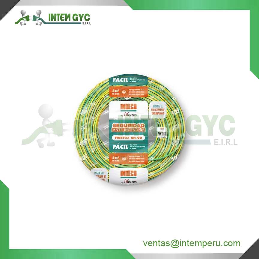 CABLE NH-90 4MM 450/750 AMARILLO VERDE